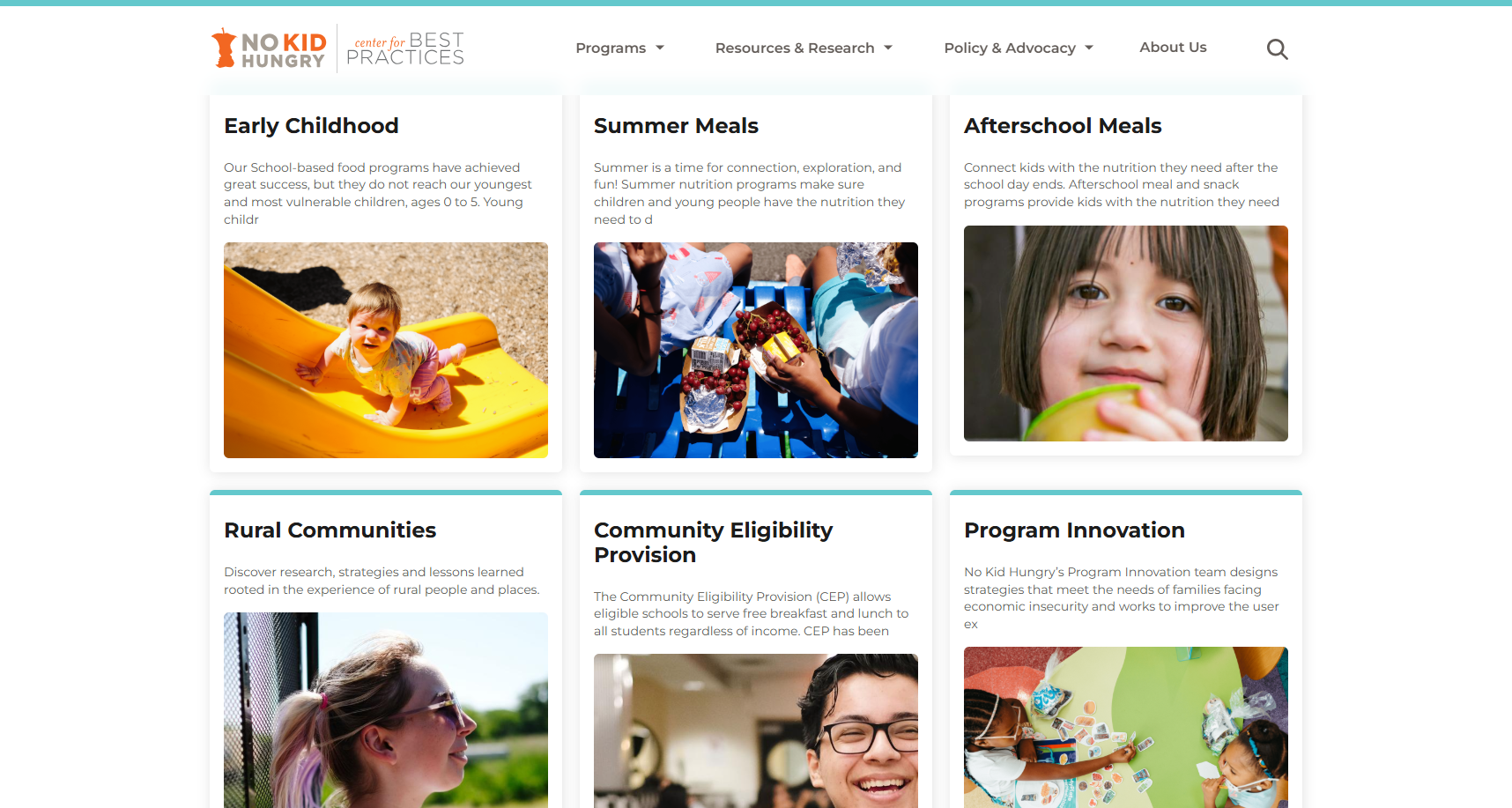 Screenshot of web app