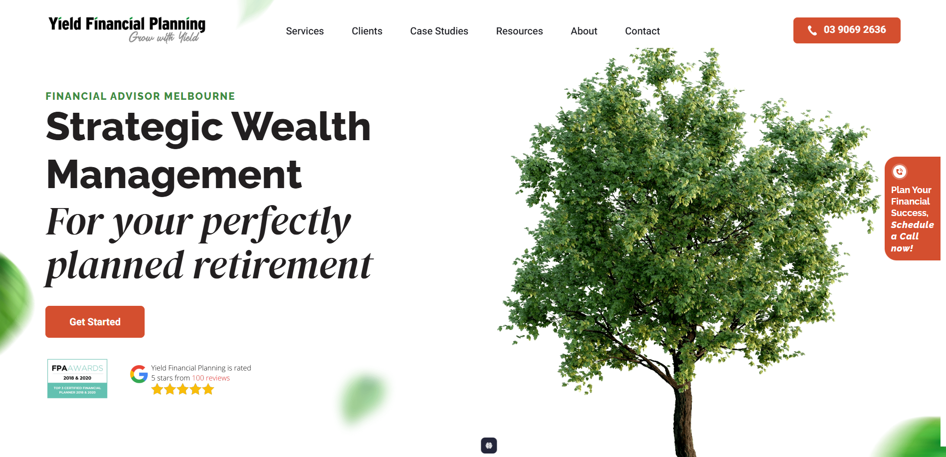 Screenshot of web app